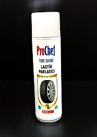 ProChef 500 ML Lastik Parlatıcı Sprey - Araç Lastiklerinde Ekstra Parlaklık Uzun Süre Koruma