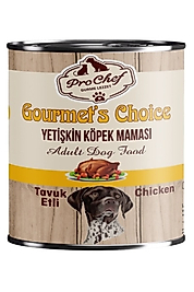 20 Adet Gourmet's Choice Yetişkin Köpek Maması | 415 gr Tavuk Etli Konserve Yaş Mama