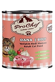 24 Adet Premium Plus Yetişkin Kedi Maması | 415 Gr Dana Etli Konserve Yaş Mama