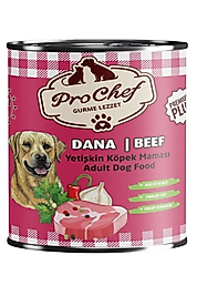 16 Adet Premium Plus Yetişkin Köpek Maması | 415 Gr Dana Etli Konserve Yaş Mama